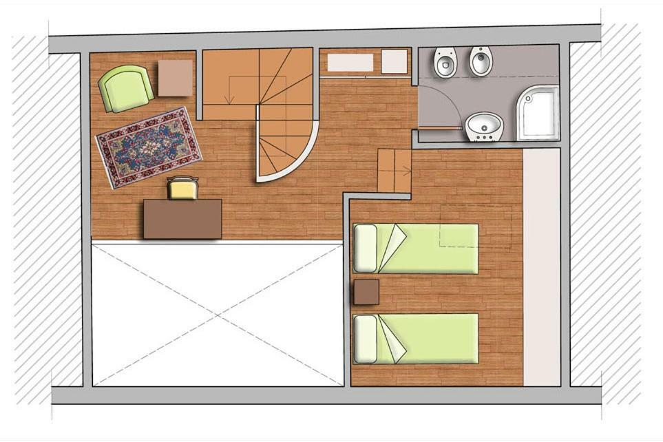 Appartamento Accademia San Vio Venedig Exteriör bild
