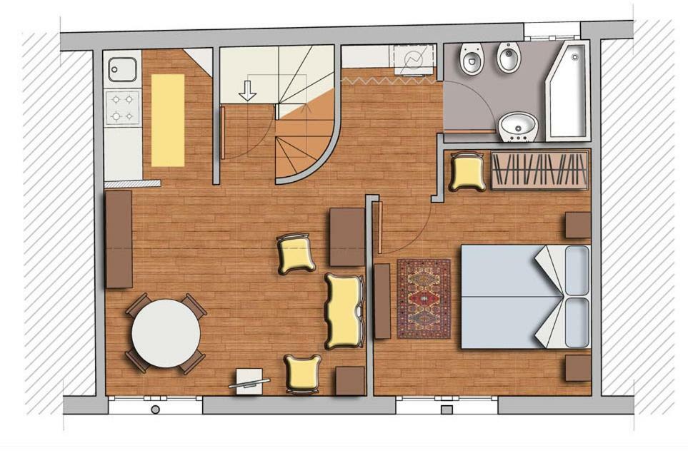 Appartamento Accademia San Vio Venedig Exteriör bild